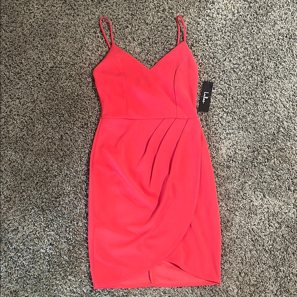 Lulus Pink Spaghetti Strap Dress